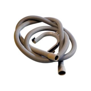 Washing Machine Outlet Hose With Crook Grey 1500mm