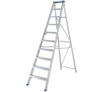 Werner EN131 714 MasterTrade Step Ladder Aluminium 10 Tread