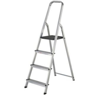 Werner EN131 740 High Handrail Step Ladder Aluminium 4 Tread