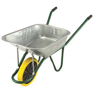 Wheelbarrow Galvanised 90ltr With Puncture Proof Wheel