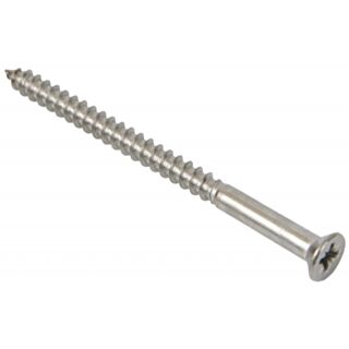 Woodscrews Recessed Countersunk Stainless Steel 4.0x50mm 200pk