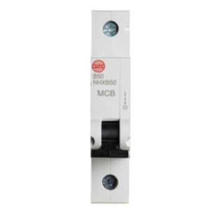 Wylex MCB NSB Type B Single Pole 50Amp