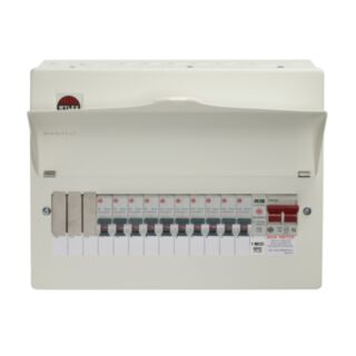 Wylex Metal Clad Fully Loaded Consumer Unit 16 Module 14 Way