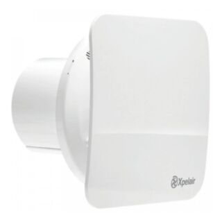 Xpelair Simply Silent Bathroom Fan With Both Circular & Square Baffles 100mm