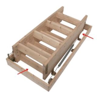 Werner Loft Step Ladder Eco Folding