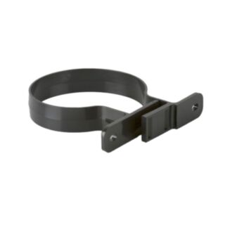 Solvent Weld Soil Pipe Saddle Clip PVCu Black 110mm