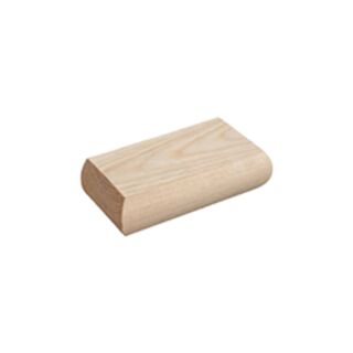 Cheshire Benchmark Low Profile Half Newel Cap Pine 47x62x125mm