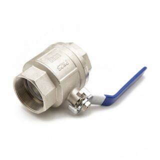 Lever Ball Valve Female Blue Handle 2