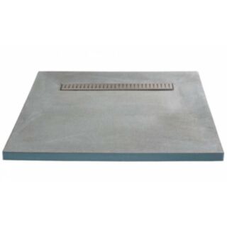 Marmox Showerlay360 Shower Base With Linear Offset Drain 40x1200x1200mm