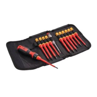 Faithfull Quick Change VDE Soft Grip Screwdriver 13pce Set