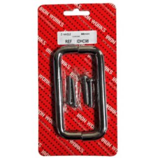 Fastpak D Style Pull Handle Polished Chrome 96mm 2pk