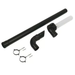 BAXI Multifit Plume Displacement Kit Black 1000mm