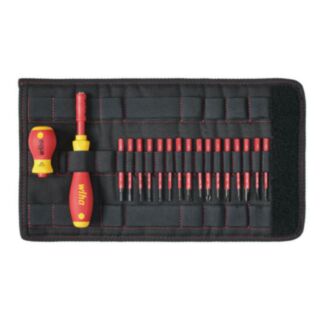 Wiha VDE SoftFinish Electric SlimVario Interchangeable Screwdriver 19pce Set