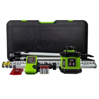 Imex E60 Mini Rotating Laser With Tripod, Staff, Detector, Alkaline Battery & Carry Case