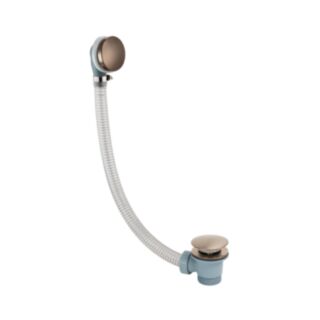JTP Vos Click Clack Bath Waste & Overflow Fillers Brushed Bronze ½ 