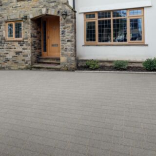 Marshalls Modal X Textured Paving Block Silver Grey Granite 50x100x200mm