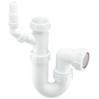 McAlpine Adjustable Sink Trap With 135° Swivel Nozzle & Multifit Outlet 1½