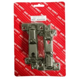 Fastpak Cabinet Concealed Hinge 165° Zinc 35mm 2pk