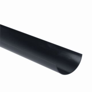 Half Round Gutter Black 112mm x 4mtr