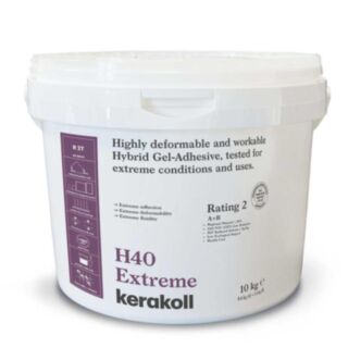 Kerakoll H40 Extreme Hybrid Multipurpose Extra Flexible Tile Gel Adhesive Monopack 10kg