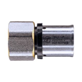 Tweetop Press Fit To Female Iron Adaptor Brass 25mm x ½