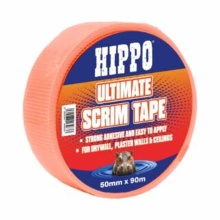 HIPPO Ultimate Plaster Scrim Tape Orange 50mm x 90mtr