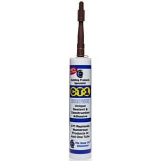 CT1 Sealant & Construction Adhesive Brown 290ml