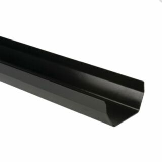 Square Gutter Channel Black 114mm x 4mtr