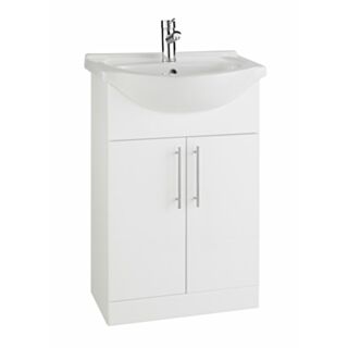 KARTELL K-VIT Infinity Vanity Cabinet Gloss White 300x550mm