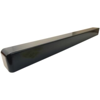 Fascia Double Leg External Corner Joint PVCu Woodgrain Black Ash 45x47x600mm