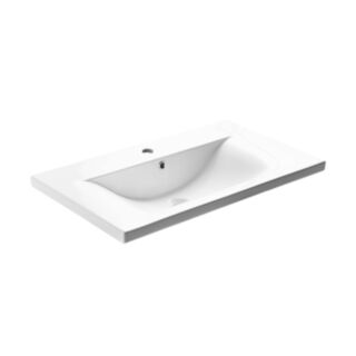 Kartell K-Vit Purity Mid Depth Ceramic Basin 1 Tap Hole 460x800mm