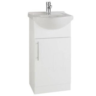 KARTELL K-VIT Infinity Vanity Cabinet Gloss White 300x420x845mm