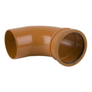 Underground 87.5° Single Socket Radius Bend 110mm