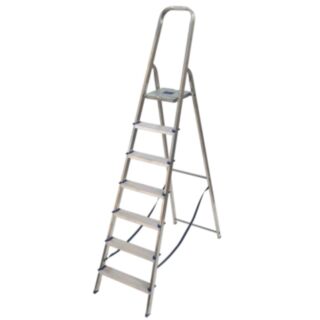 TB Davies EN131 HORIZON Trade Platform Handrail Step Ladder Aluminium 7 Tread