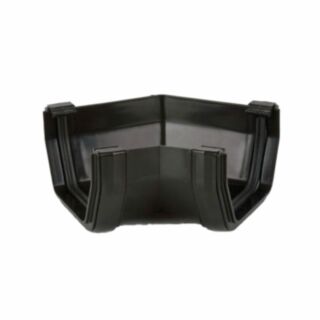 Square Gutter 135° Angle Bend Black 114mm