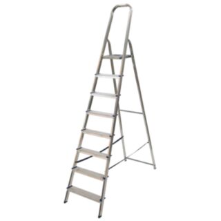 TB Davies EN131 HORIZON Trade Platform Handrail Step Ladder Aluminium 8 Tread