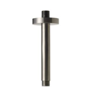 JTP Vos Ceiling Mounted Shower Arm Brushed Black 150mm