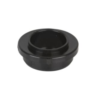 Solvent Weld Waste 2.5° Angled Boss Adaptor PVCu Black 40mm