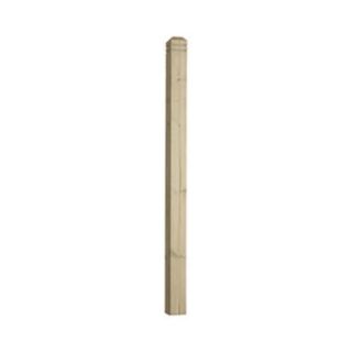 Cheshire Decking Stop Chamfered & Beaded Newel Post Treated Pine 83x83x1250mm