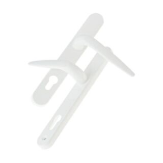 Yale® Essentials Replacement Door Handle Long Backplate White