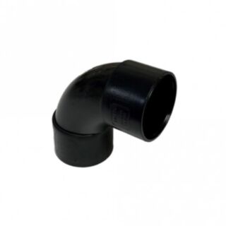 Solvent Weld Waste 92.5° Swept Bend MuPVC Black 40mm