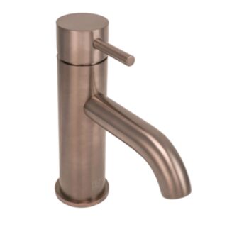 JTP Vos Single Lever Basin Mixer Brushed Bronze