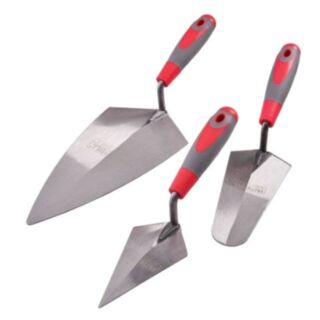 Faithfull Soft Grip Trowel 3pce Set