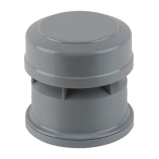 Solvent Weld Soil Air Admittance Valve Socket PVCu Grey 110mm