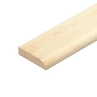 Cheshire Round One Edge Cover Moulding 9x34x2400mm