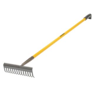 Roughneck Sharp Edge Soil Rake Carbon Steel 350x1500mm