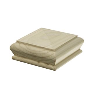 Burbidge Pyramid Newel Cap Pine 90mm