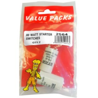 Fastpak Value Pack Fluorescent Starter 80W 2pk 