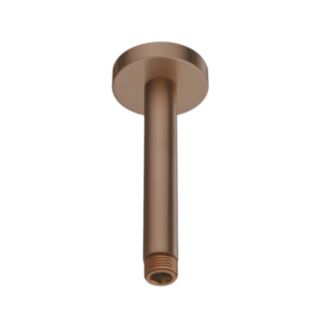 JTP Vos Ceiling Mounted Shower Arm Brushed Bronze 150mm