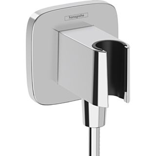 hansgrohe FixFit Q Wall Outlet With Shower Holder G1/2 Type Connection